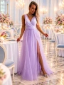 VIKTORIA-Sukienka długa Viktoria kolor liliowy idealna na wesele plac bieńczycki tomex butik z sukienkami