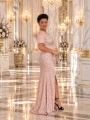 złota sukienka cekinowa na wesele, długa złota sukienka wieczorowa, złota sukienka na bal, cekinowa sukienka 40–48, złota sukienka na sylwestra, sukienka Pretty Women
