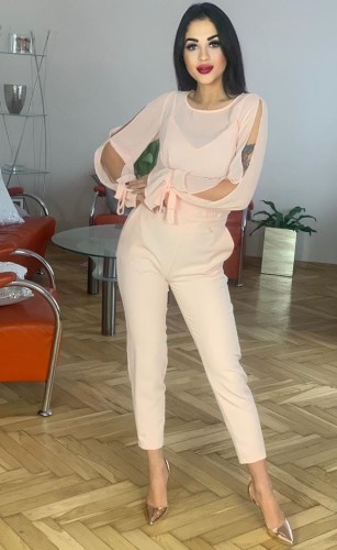 Kombinezon Malaga  kolor brzoskwiniowy