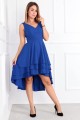 Sukienka krótka Colin kolor szafirowy