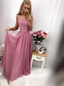 Sukienka Lukrecja brudny róż