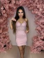 Mini sukienka Boda pretty women