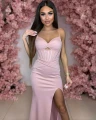 maxi sukienka Luckin ramiączko pretty women